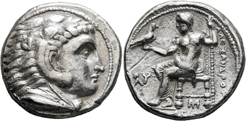 LOWER DANUBE. Uncertain tribe. Circa late 4th-3rd centuries BC. Tetradrachm (Sil...