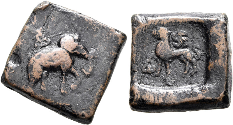 INDIA, Post-Mauryan (Punjab). Taxila (local coinage). Circa 2nd century BC. AE (...