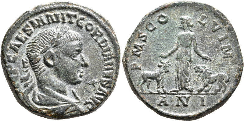 MOESIA SUPERIOR. Viminacium. Gordian III, 238-244. Sestertius (Bronze, 29 mm, 17...