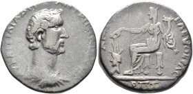 PONTUS. Amisus. Antoninus Pius, 138-161. Tetrassarion (Bronze, 30 mm, 21.04 g, 7 h), CY 183 = 151/2. ΑY ΚΑΙ ΤΙ ΑΙ ΑΔΡΙ ΑΝΤⲰΝΙΝΟ[Ϲ ϹЄΒ] Bare-headed, dr...