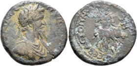 PONTUS. Heracleopolis (as Sebastopolis). Septimius Severus, 193-211. Tetrassarion (Bronze, 27 mm, 12.17 g, 5 h), CY 208 = 205/6. [ΑΥ ΚΑΙ Λ CЄΠΤ CЄΟΥΗΡ...