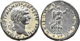 PONTUS. Nicopolis ad Lycum. Trajan, 98-117. Diassarion (Bronze, 24 mm, 8.43 g, 12 h), CY 42 = 112/3. ΑΥΤ ΚΑΙC ΝЄΡ ΤΡΑΙΑΝΟϹ ϹЄΒ ΓЄΡΜ ΔΑΚ ΤΟ ϚΙ Laureate...