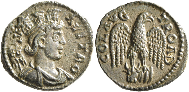 TROAS. Alexandria Troas. Pseudo-autonomous issue. 'As' (Bronze, 5.45 g), time of...