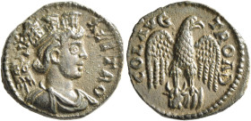 TROAS. Alexandria Troas. Pseudo-autonomous issue. 'As' (Bronze, 5.45 g), time of Valerian I and Gallienus, 253-260. AV ALE TRO Turreted and draped bus...