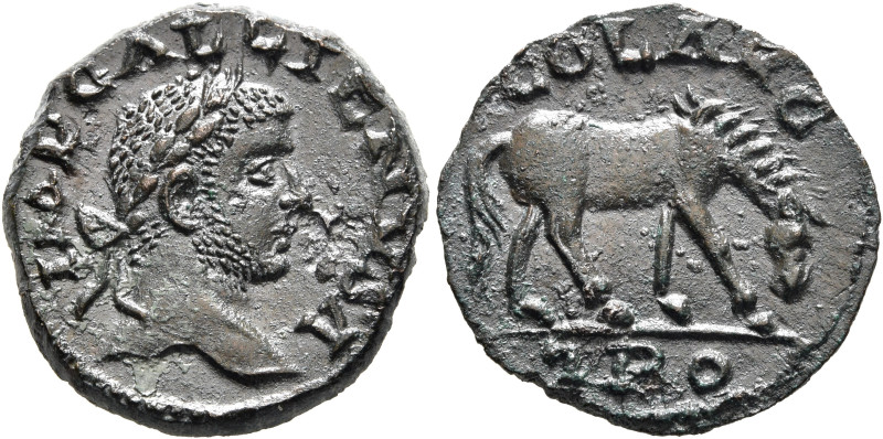 TROAS. Alexandria Troas. Gallienus, 253-268. 'As' (Bronze, 21 mm, 5.00 g, 1 h). ...