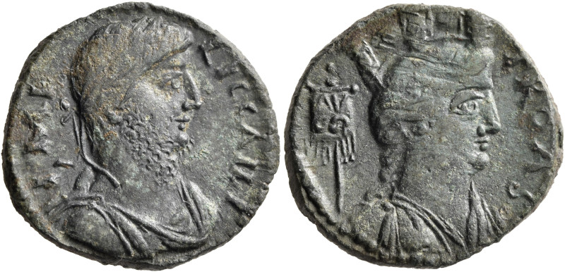 TROAS. Alexandria Troas. Gallienus, 253-268. 'As' (Bronze, 24 mm, 8.99 g, 12 h),...