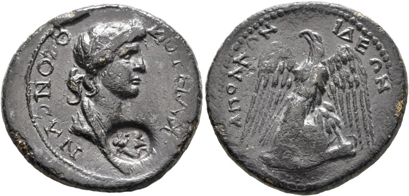 LYDIA. Apollonis. Pseudo-autonomous issue. Diassarion (Orichalcum, 26 mm, 7.49 g...
