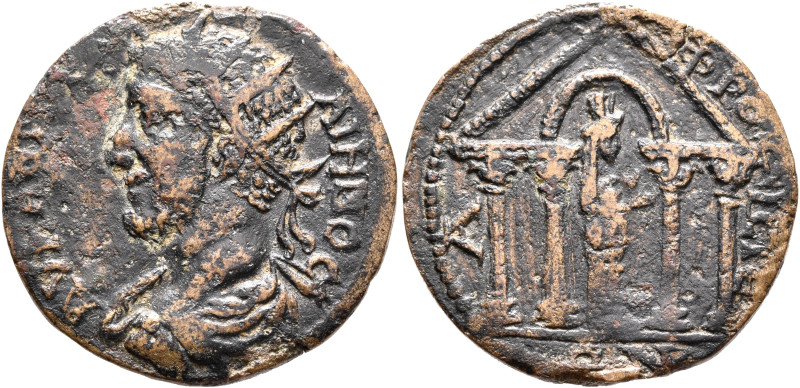CARIA. Aphrodisias. Gallienus, 253-268. Diassarion (Bronze, 26 mm, 7.49 g, 6 h),...