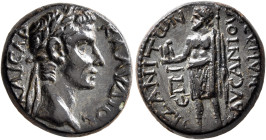 PHRYGIA. Aezanis. Claudius, 41-54. Assarion (Bronze, 19 mm, 5.35 g, 12 h), Pausanias Menandros, magistrate. ΚΛΑΥΔΙΟΣ ΚΑΙCΑΡ Laureate head of Claudius ...