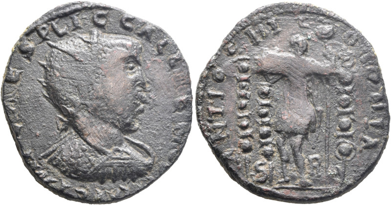 PISIDIA. Antiochia. Gallienus, 253-268. AE (Bronze, 30 mm, 14.91 g, 12 h). IMP C...