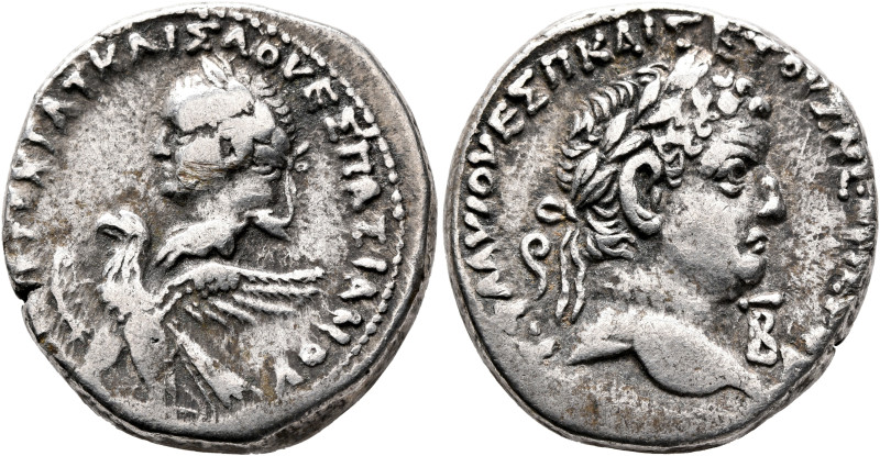 SYRIA, Seleucis and Pieria. Antioch. Vespasian, with Titus as Caesar, 69-79. Tet...