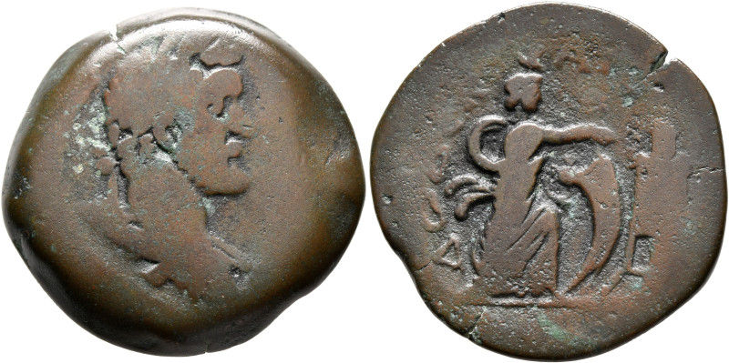 EGYPT. Alexandria. Antoninus Pius, 138-161. Drachm (Bronze, 34 mm, 24.98 g, 12 h...