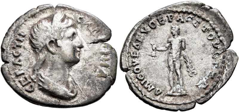 PONTUS. Amisus. Sabina, Augusta, 128-136/7. Drachm (Silver, 21 mm, 3.11 g, 7 h),...