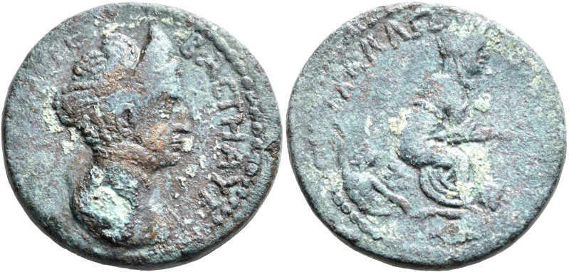 CILICIA. Mallus. Sabina, Augusta, 128-136/7. Diassarion (Bronze, 28 mm, 11.97 g,...