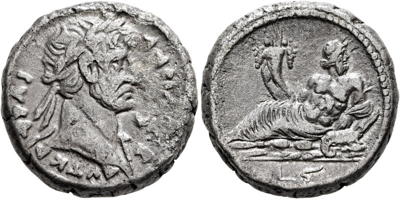 EGYPT. Alexandria. Hadrian, 117-138. Tetradrachm (Billon, 24 mm, 12.75 g, 12 h),...