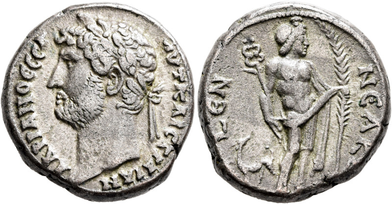 EGYPT. Alexandria. Hadrian, 117-138. Tetradrachm (Billon, 24 mm, 13.53 g, 12 h),...