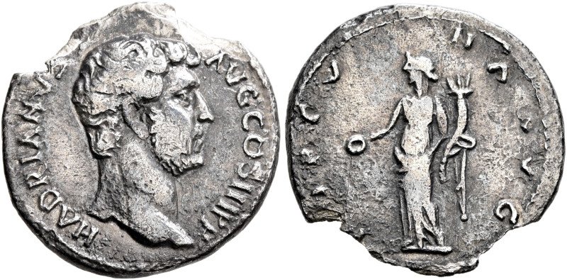 Hadrian, 117-138. Denarius (Silver, 18 mm, 2.67 g, 6 h), uncertain mint in the E...