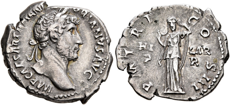 Hadrian, 117-138. Denarius (Silver, 20 mm, 3.06 g, 6 h), Rome, circa late 120-12...