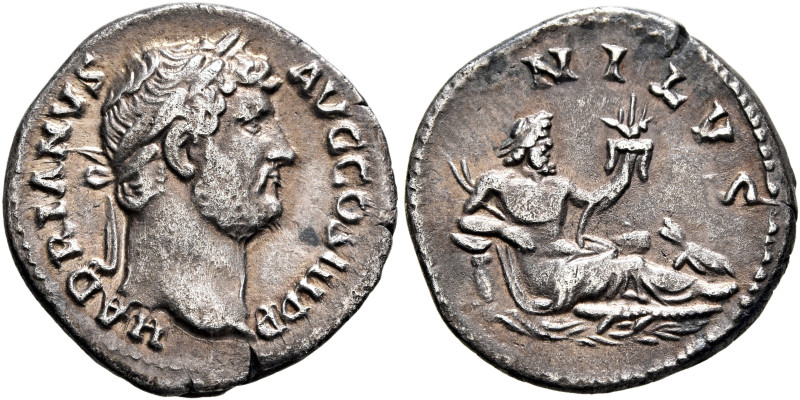 Hadrian, 117-138. Denarius (Silver, 18 mm, 3.00 g, 6 h), Rome, circa 130-133. HA...