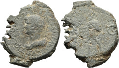 Britannicus, 41-55. Sestertius (Orichalcum, 44 mm, 32.67 g, 6 h), a contemporary cast imitation. Irregular mint, after 50-54. TI CLAVDIVS CAESAR AVG F...