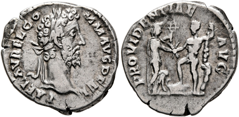 Commodus, 177-192. Denarius (Silver, 19 mm, 2.65 g, 12 h), Rome, 191-192. L AEL ...