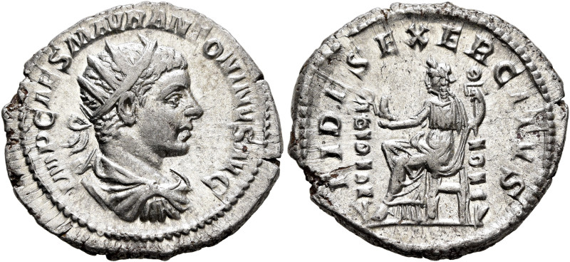 Elagabalus, 218-222. Antoninianus (Silver, 23 mm, 4.42 g, 6 h), Rome, 218-219. I...