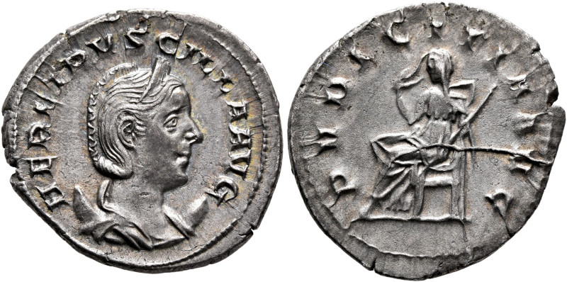 Herennia Etruscilla, Augusta, 249-251. Antoninianus (Silver, 23 mm, 3.46 g, 1 h)...