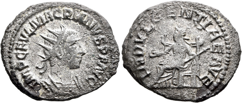 Macrianus, usurper, 260-261. Antoninianus (Billon, 23 mm, 3.67 g, 12 h), Samosat...