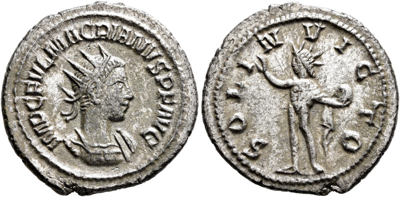 Macrianus, usurper, 260-261. Antoninianus (Billon, 23 mm, 3.78 g, 12 h), Samosat...