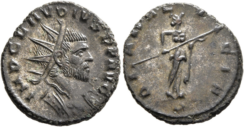 Claudius II Gothicus, 268-270. Antoninianus (Silvered bronze, 19 mm, 3.44 g, 12 ...