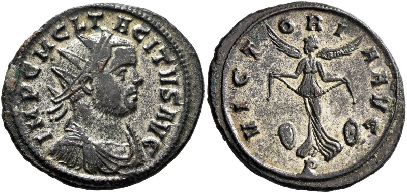 Tacitus, 275-276. Antoninianus (Silvered bronze, 23 mm, 4.00 g, 6 h), Ticinum, N...