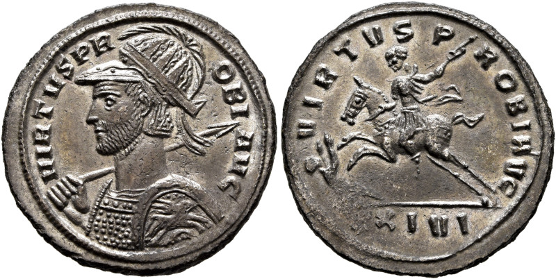 Probus, 276-282. Antoninianus (Silvered bronze, 23 mm, 3.76 g, 11 h), Siscia, 27...