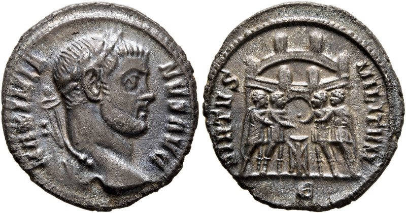 Maximianus, first reign, 286-305. Argenteus (Silver, 19 mm, 2.99 g, 12 h), Rome,...