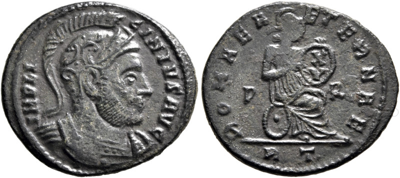 Licinius I, 308-324. Follis (Bronze, 20 mm, 2.63 g, 6 h), Rome, circa 320. IMP L...