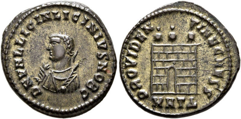 Licinius II, Caesar, 317-324. Follis (Silvered bronze, 19 mm, 3.24 g, 11 h), Her...