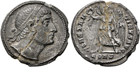 Constantine I, 307/310-337. Siliqua (Silver, 19 mm, 3.07 g, 6 h), Constantinople, March 326. Plain-diademed head of Constantine I to right. Rev. CONST...