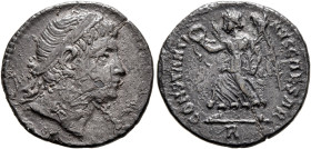 Constantine II, as Caesar, 316-337. Siliqua (Silver, 18 mm, 2.95 g, 6 h), celebrating Constantine I's vicennalia, Rome, July-August 326. Plain-diademe...