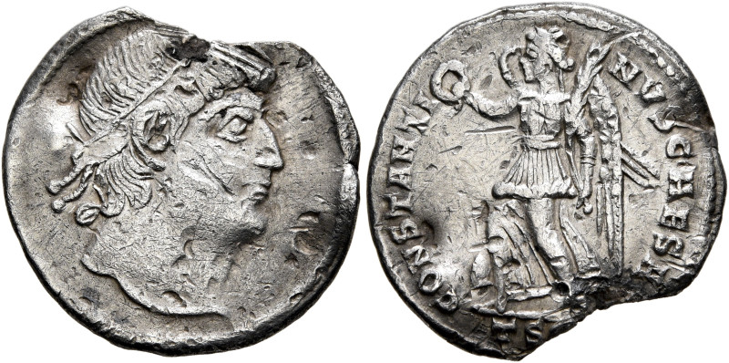 Constantine II, as Caesar, 316-337. Siliqua (Silver, 19 mm, 2.93 g, 6 h), celebr...