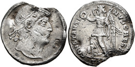 Constantine II, as Caesar, 316-337. Siliqua (Silver, 19 mm, 2.93 g, 6 h), celebrating Constantine I's tricennalia, Thessalonica, 335-336. Plain-diadem...