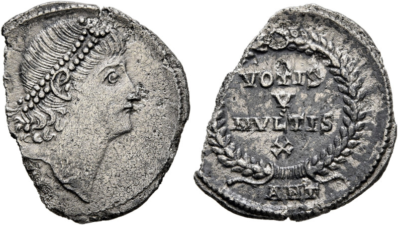 Constans, 337-350. Siliqua (Silver, 20 mm, 2.46 g, 6 h), Antiochia, circa 340. P...