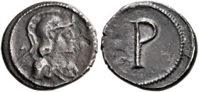 Commemorative Series, 330. 1/3 Siliqua (Silver, 12 mm, 1.11 g, 12 h), Constantinopolis, struck under Constantine I. Draped bust of Roma to right, wear...