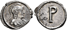 Commemorative Series, 330. 1/3 Siliqua (Silver, 11 mm, 1.20 g, 12 h), Constantinopolis, struck under Constantine I. Draped bust of Roma to right, wear...