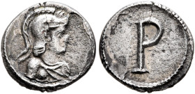 Commemorative Series, 330. 1/3 Siliqua (Silver, 11 mm, 1.01 g, 12 h), Constantinopolis, struck under Constantine I. Draped bust of Roma to right, wear...