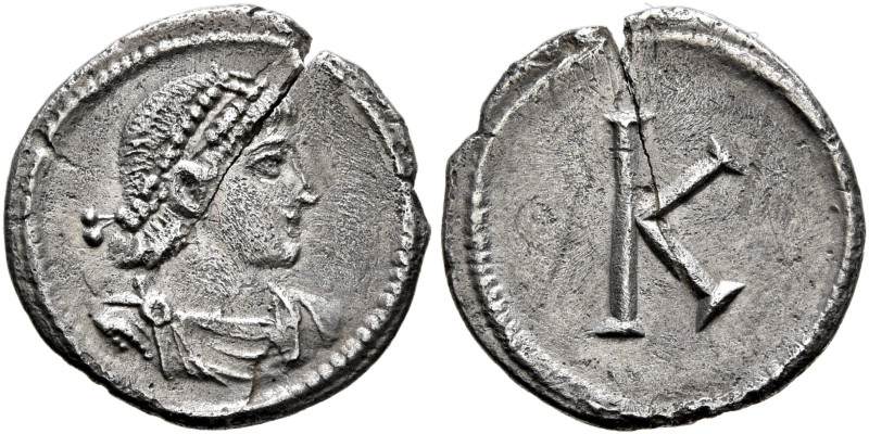 Commemorative Series, circa 337-361 (?). 1/3 Siliqua (Silver, 14 mm, 1.00 g, 12 ...