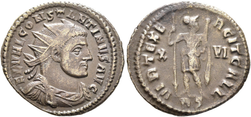 Constantine I, 307/310-337. Follis (Silver, 21 mm, 2.74 g, 12 h), Rome, 312-313....