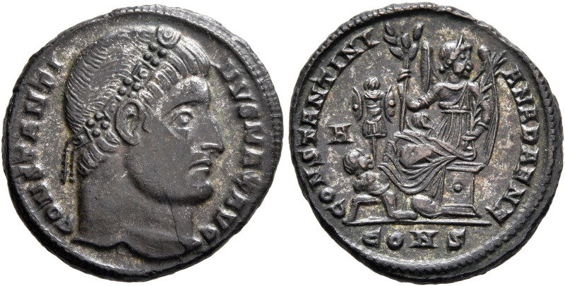 Constantine I, 307/310-337. Follis (Silvered bronze, 19 mm, 3.29 g, 12 h), Const...