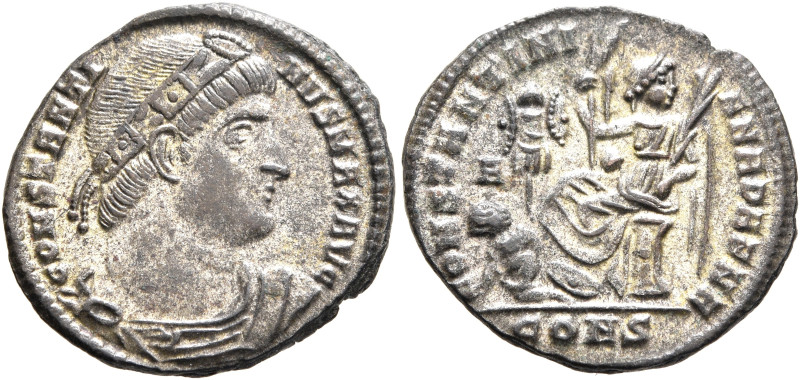 Constantine I, 307/310-337. Follis (Silvered bronze, 20 mm, 2.49 g, 6 h), Consta...