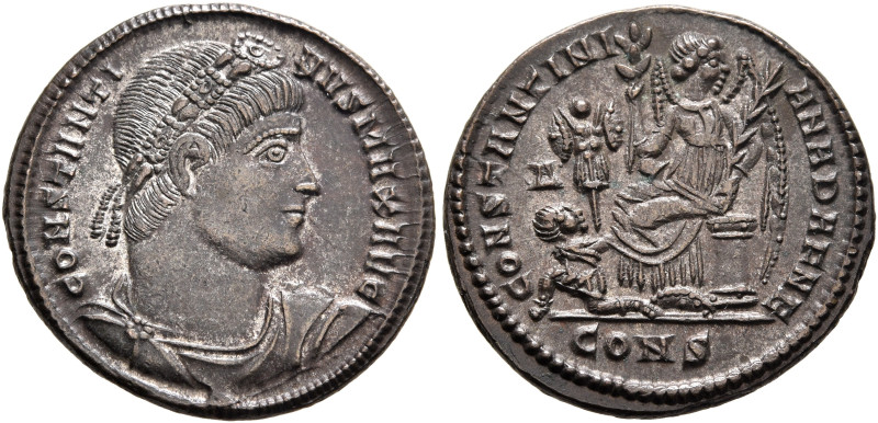 Constantine I, 307/310-337. Follis (Silvered bronze, 20 mm, 2.66 g, 12 h), Const...