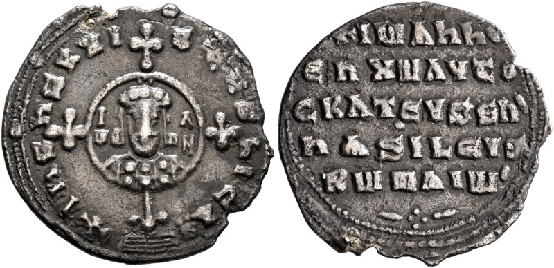 John I Zimisces, 969-976. Miliaresion (Silver, 21 mm, 2.32 g, 6 h), Constantinop...