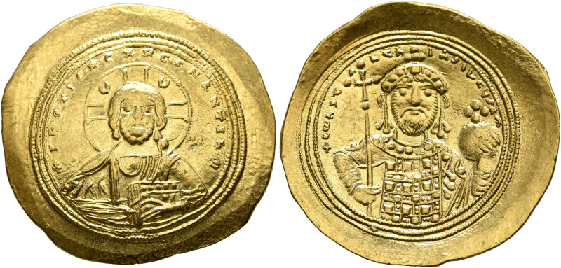 Constantine IX Monomachus, 1042-1055. Histamenon (Gold, 4.41 g), Constantinopoli...